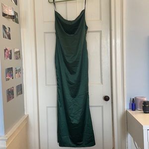 Beginning Boutique emerald green dress BRAND NEW